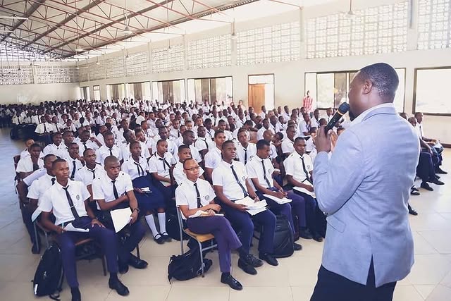 Mentorship session with young leaders